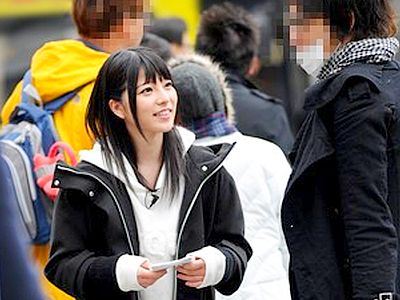 〈上原亜衣〉渋谷駅で逆ナンパする黒髪ロングの色白美少女♡ホテルに誘ってガチで生ハメエッチするセクシー女優
